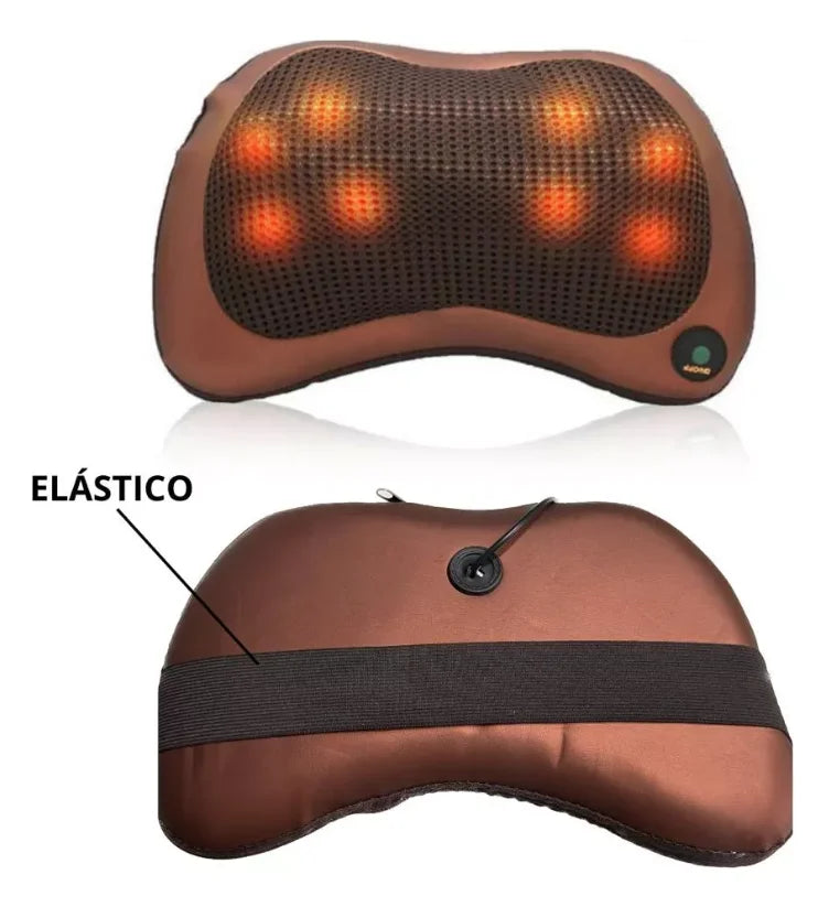 Massageador Poderoso 4 em 1 – Alívio Instantâneo para Pescoço, Costas, Pernas e Pés!