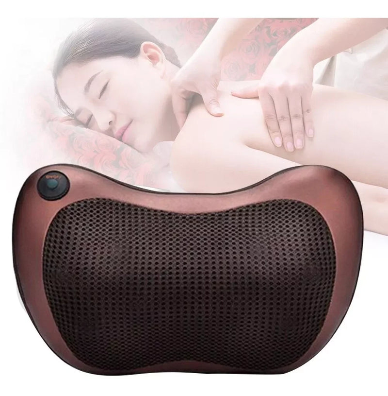 Massageador Poderoso 4 em 1 – Alívio Instantâneo para Pescoço, Costas, Pernas e Pés!