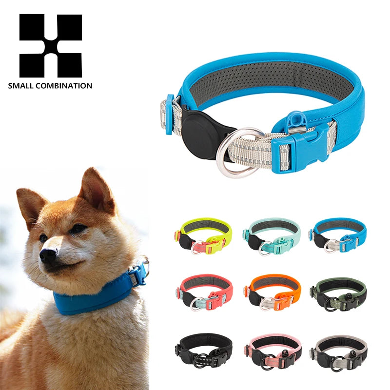 Coleira para Cães com Suporte para AirTag