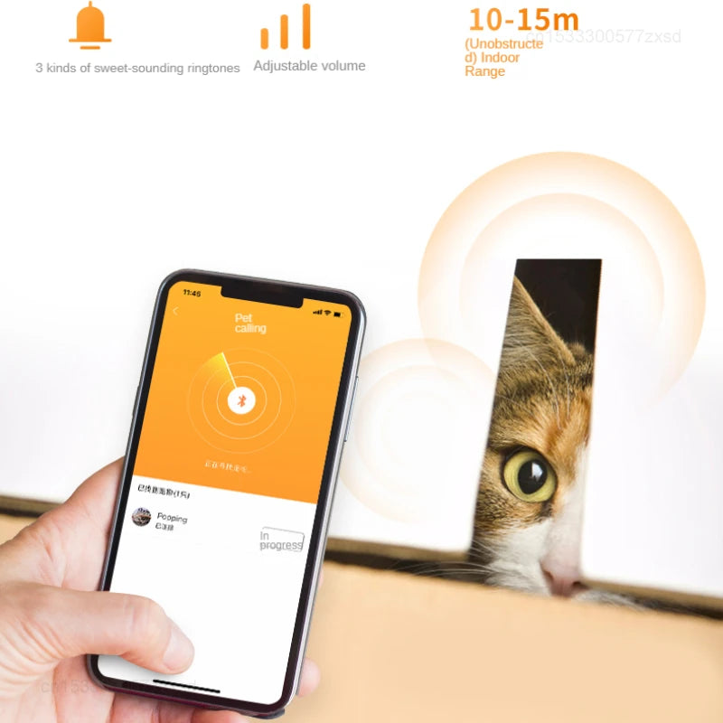 Coleira Inteligente com Localizador via App Celular - Ajustável e à Prova d'Água