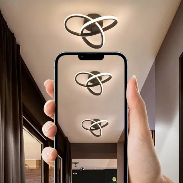 Ilumine Seu Lar com Estilo! Lustre LED Moderno para Ambientes Sofisticados
