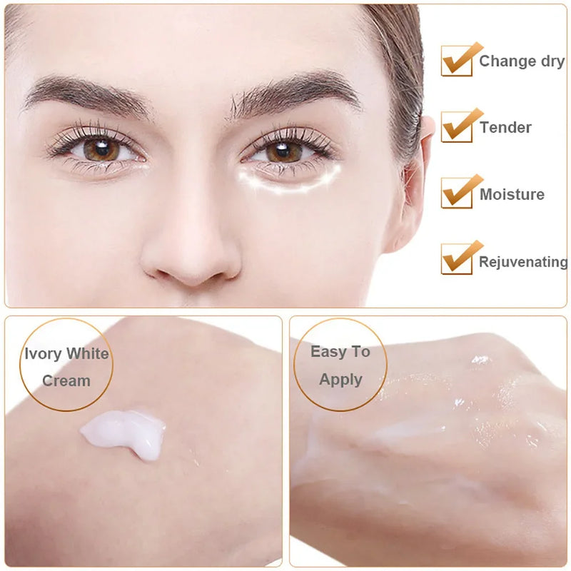 Creme Removedor de Grânulos de Gordura para Olhos Remove Olheiras