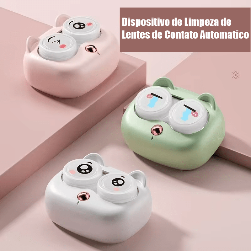 Caixa de Limpeza Automatica de Lentes de Contato - Higiene e Praticidade em Minutos!
