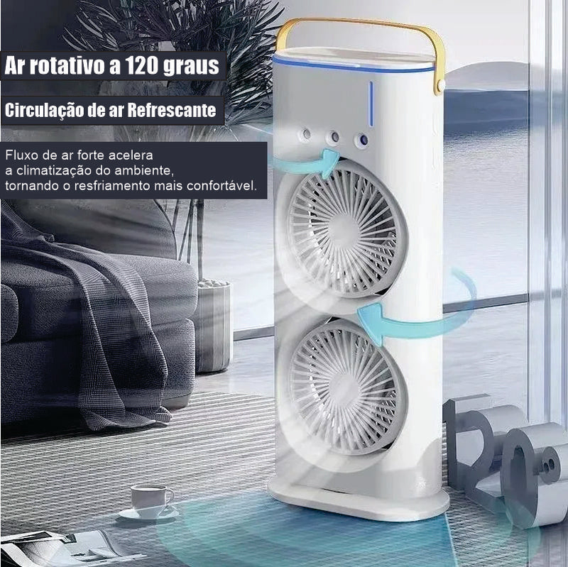 UltraClimatizador 3 em 1 . Refrescância em Todas as Direções.